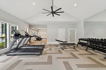 Fully loaded 24-hour fitness center